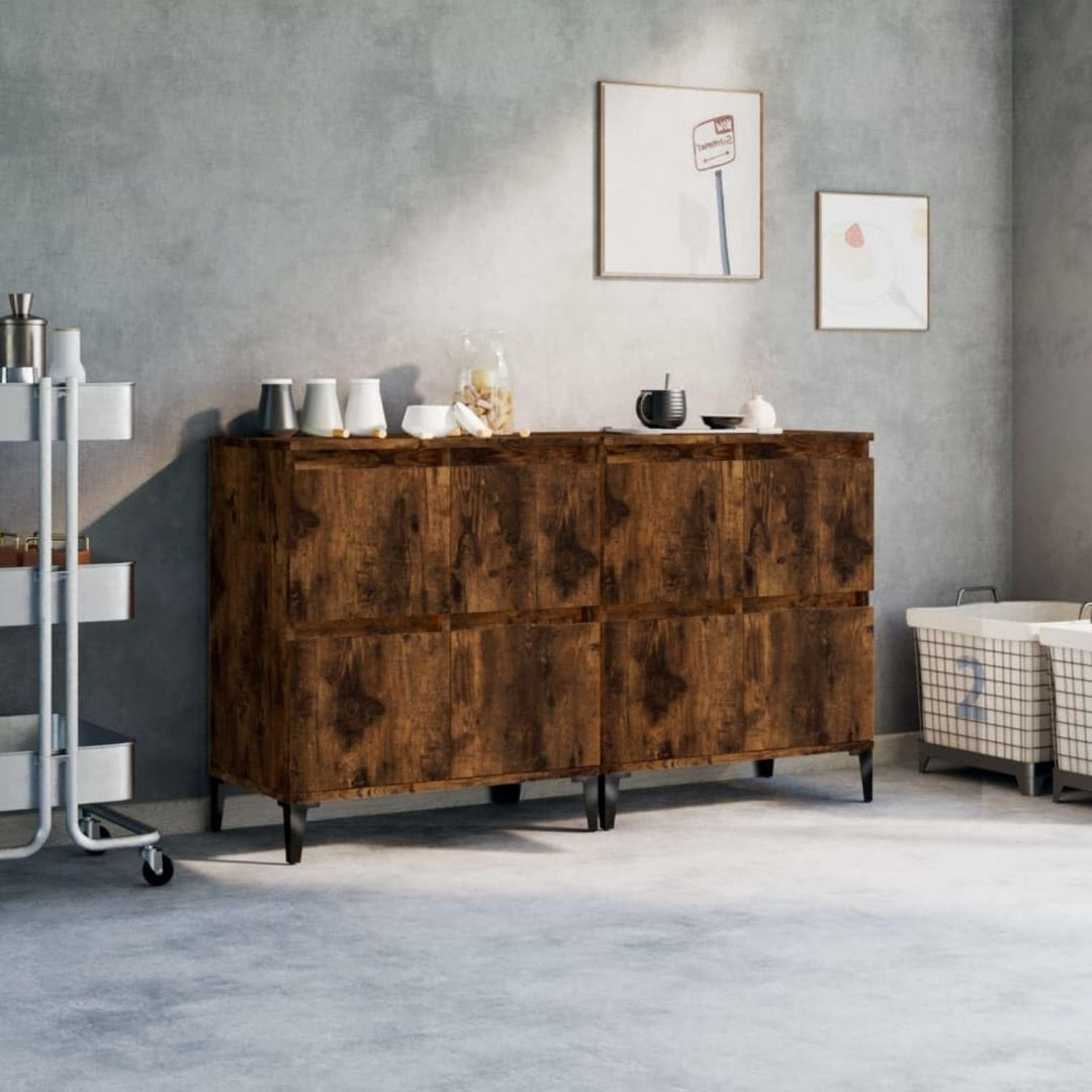 Das Sideboard nimmt mit 120 x 35 x 70 cm Gestalt an