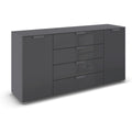 Sanft schliessende Fronten an dem Sideboard mit 160 x 81 x 42 cm