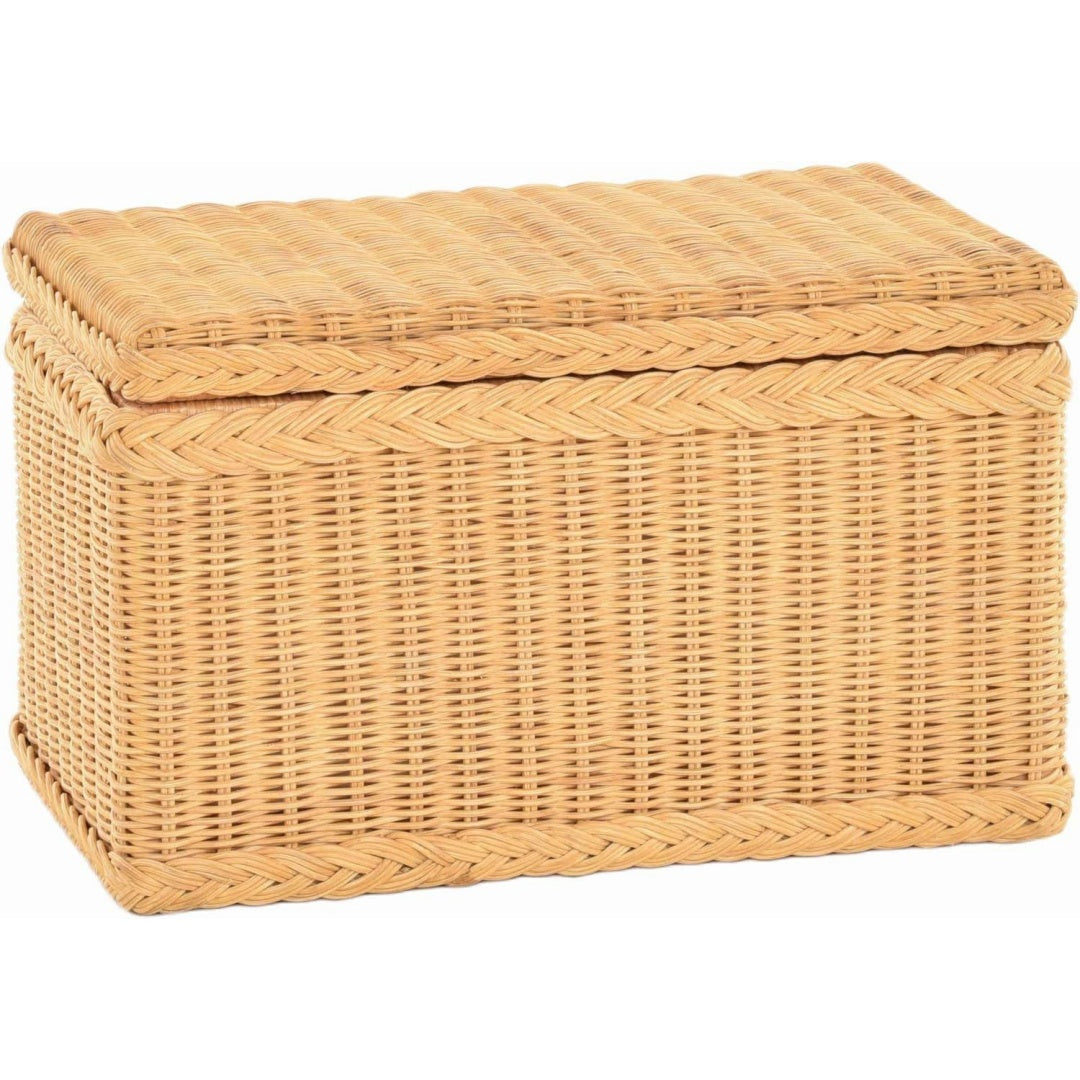 Rattan bestimmt die Materialwahl fuer die Aufbewahrungstruhe