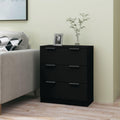 Sideboard mit den Massen 60 x 30 x 70 cm in Schwarz