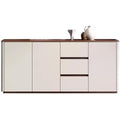 Schubladen praegen das Sideboard in Creme