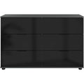 Sideboard in Anthrazit und Schwarz