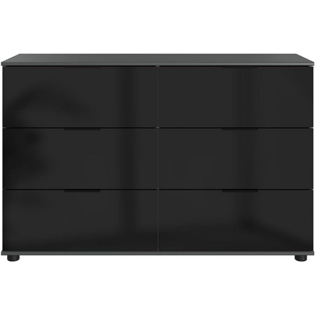 Sideboard in Anthrazit und Schwarz
