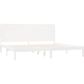 Bettgestell mit den Massen 200 x 200 cm in Weiss