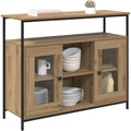 Geschlossener Stauraum an dem Sideboard mit den Massen 100 x 35 x 80 cm