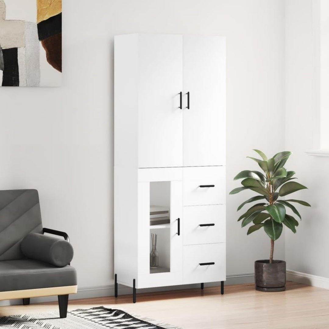 Vitrine mit den Massen 69.5 x 34 x 180 cm