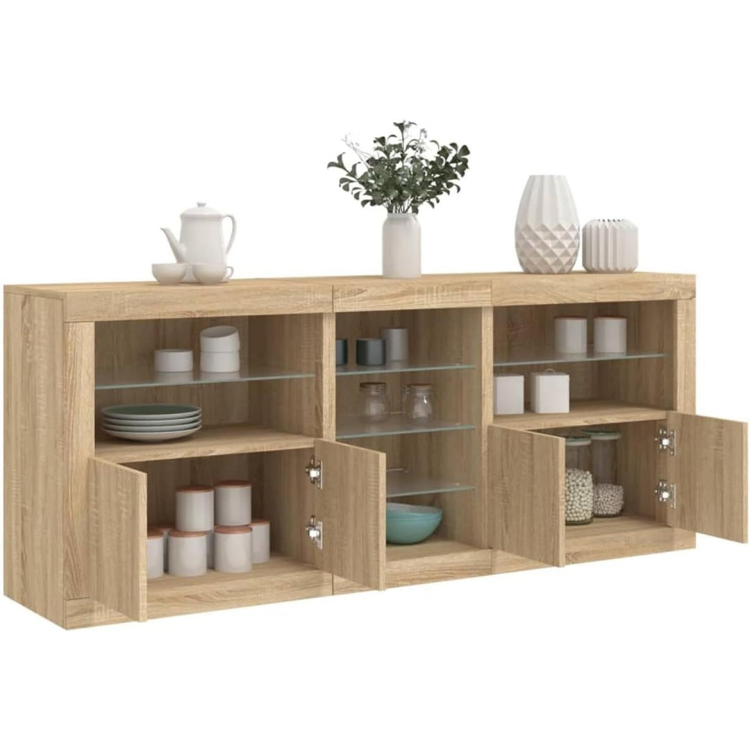 Sideboard mit LED Beleuchtung und geschlossenem Stauraum